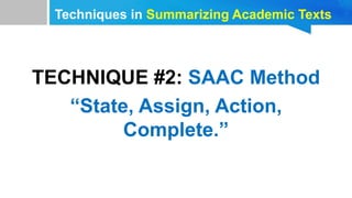 Saac Method Format Reference EAPP Lesson 3.pptx