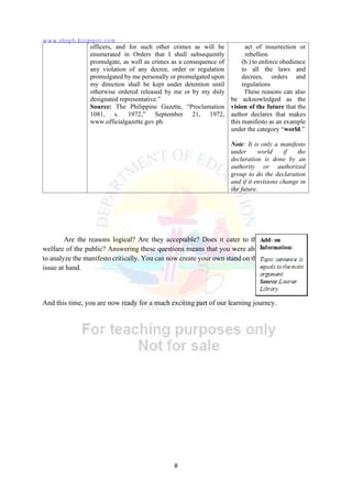 English for academic and professional purposes APP Q2 Module 1 | PDF