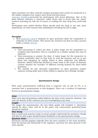 Openview Questionnaires EAPP Quarter 2 – Module 5 Designing, Testing, and Revising Survey ...