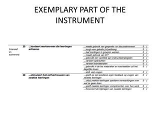 EXEMPLARY PART OF THE
    INSTRUMENT
 