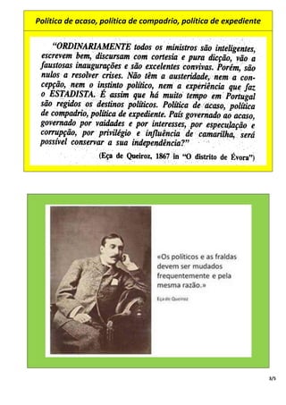 Política de acaso, política de compadrio, política de expediente




                                                                   3/5
 