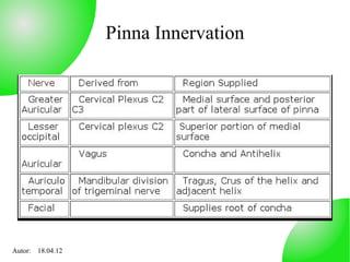 Pinna Innervation




Autor: 18.04.12
 