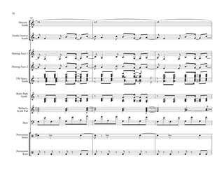 18

               ° w
                  92
                                                                            w                                                      w
         Synth &
       Descent



                       j                         j ™                                                     œ™                         j                      j ™
                  ¢
                                                                        œ   œ                        œ                                                                           œ
Gentle Groove
        Synth       & œ œ                       œ œ             œ œ         J   œ                    J               œ œ      œ    œ œ                    œ œ            œ œ

                  °
                   &
                   j                           j                             j                        j                             j                      j
                                                                        œ   œ œ                      œ œ™                                                                        œ
                                              œ œ™                                                                                                        œ œ™
Shining Fuzz 1
                  œ œ                                           œ œ                                                  œ œ      œ    œ œ                                   œ œ
                   j                           j ™                      œ   œ                        œ   œ™                         j                      j ™                   œ
Shining Fuzz 2 & œ   œ                        œ œ               œ   œ       J   œ                    J               œ    œ œ      œ œ                    œ œ            œ œ
                     œ ™™™              œ ™™™    œ ™™                           œ ™™™        œ ™™™       œ ™              œj™         œ ™™         œ ™™      œ ™™
                                                                                                         œœ ™™            œ ™™
                                                                                                                     œ
                  ‰ œœ ™™™™
                                        œ™       œ ™™
                                                                                                                                   ‰ œ ™™™
                                                                                                                                                   œ™        œ™
                                                                œ   œ   œ                                                                                                œ   œ   œ
                     œ
                     œ                  œœ ™
                                        œœ ™     œ              œ
                                                                œ   œ
                                                                    œ   œ
                                                                        œ       œ™
                                                                                œ
                                                                                œ™           œ™
                                                                                             œ
                                                                                             œ™          œ           œœ
                                                                                                                     œ    œ           œ            œ™        œ™          œ
                                                                                                                                                                         œ   œ
                                                                                                                                                                             œ   œ
                                                                                                                                                                                 œ
                                         œ™      œ ™™                                                     œ ™™            œ ™™                     œ™        œ™
                                                 œ              œ   œ   œ                                                      ≈                                                 œ
                                                                            ‰                                                         œ                      œ™          œ   œ
         Synth ¢& ‰
                      œ
                      œ                                         œ   œ   œ
                                                                        œ       œ
                                                                                œ™           œ
                                                                                             œ™                       œ                                                  œ   œ   œ
                      œ™                 œ™      œ              œ   œ       ‰                             œ           œ   œ    ≈   ‰ œœ™           œ
                                                                                                                                                   œ™        œ           œ   œ   œ
    FM Space
                                                                                                                          J


                   & ‰     œ ™™™        œ ™™™       œ ™™
                                                                            ‰
                                                                                œ ™™™        œ ™™™       œ™                        ‰
                                                                                                                                       œ ™™        œ ™™       œ ™™
                                                                                                         œ ™™
                                                                                                                     œ œ      œ
     Retro Pads
                           œ™           œ™          œ™          œ œ
                                                                œ œ     œ
                                                                        œ       œ            œ                       œ œ               œ™          œ™         œ™         œ œ
                                                                                                                                                                         œ œ     œ
                                                                                                                                                                                 œ
         Synth
                           œ
                           œ            œ
                                        œ           œ           œ œ     œ       œ            œ           œ           œ œ      œ
                                                                                                                              œ        œ           œ          œ          œ œ     œ
                     ˙
                   & ˙
                     ˙                              œ ™™™
                                                    œ
                                                    œ
                                                                        œ
                                                                        œ
                                                                        œ
                                                                            ˙
                                                                            ˙
                                                                            ˙                            œ ™™™
                                                                                                         œ
                                                                                                         œ
                                                                                                                              œ
                                                                                                                              œ
                                                                                                                              œ
                                                                                                                                   ˙
                                                                                                                                   ˙
                                                                                                                                   ˙                          ˙ ™™
                                                                                                                                                              œ
                                                                                                                                                              œ                  œ
                                                                                                                                                                                 œ
                                                                                                                                                                                  j
      Bellatrix
     Synth Pad       ˙                                                  J                                                     œ
                                                                                                                              J    ˙
                                                                                                                                   Ó
                           œ                    œ           œ           œ       œ                    œ           œ            œ        œ                  œ          œ           œ
                   ? œ             œ                œ               œ       œ           œ                œ                œ        œ          œ               œ              œ
          Bass


                  ° <b>œ           b˙                               œ       œ
     Percussion
                   /                                                        J   ‰ b˙                                      œ        œ          b˙                             œ
          Snare



                      j             j                j                       j           j                j                j        j          j               j
                  ¢/ œ ‰           œ            ‰   œ ‰             œ   œ   œ ‰         œ            ‰   œ ‰              œ ‰      œ ‰        œ           ‰   œ ‰            œ   œ
     Percussion
          Kick
 