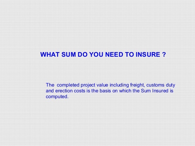 EAR and CAR Insurance in Construction