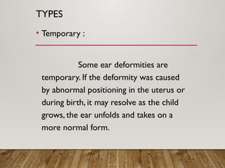 Ear deformities.pptxFFFFFFFFFFFFFFFFFFFFFFFFFF | PPTX
