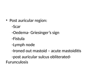 Clinical examination of ear region .pptx