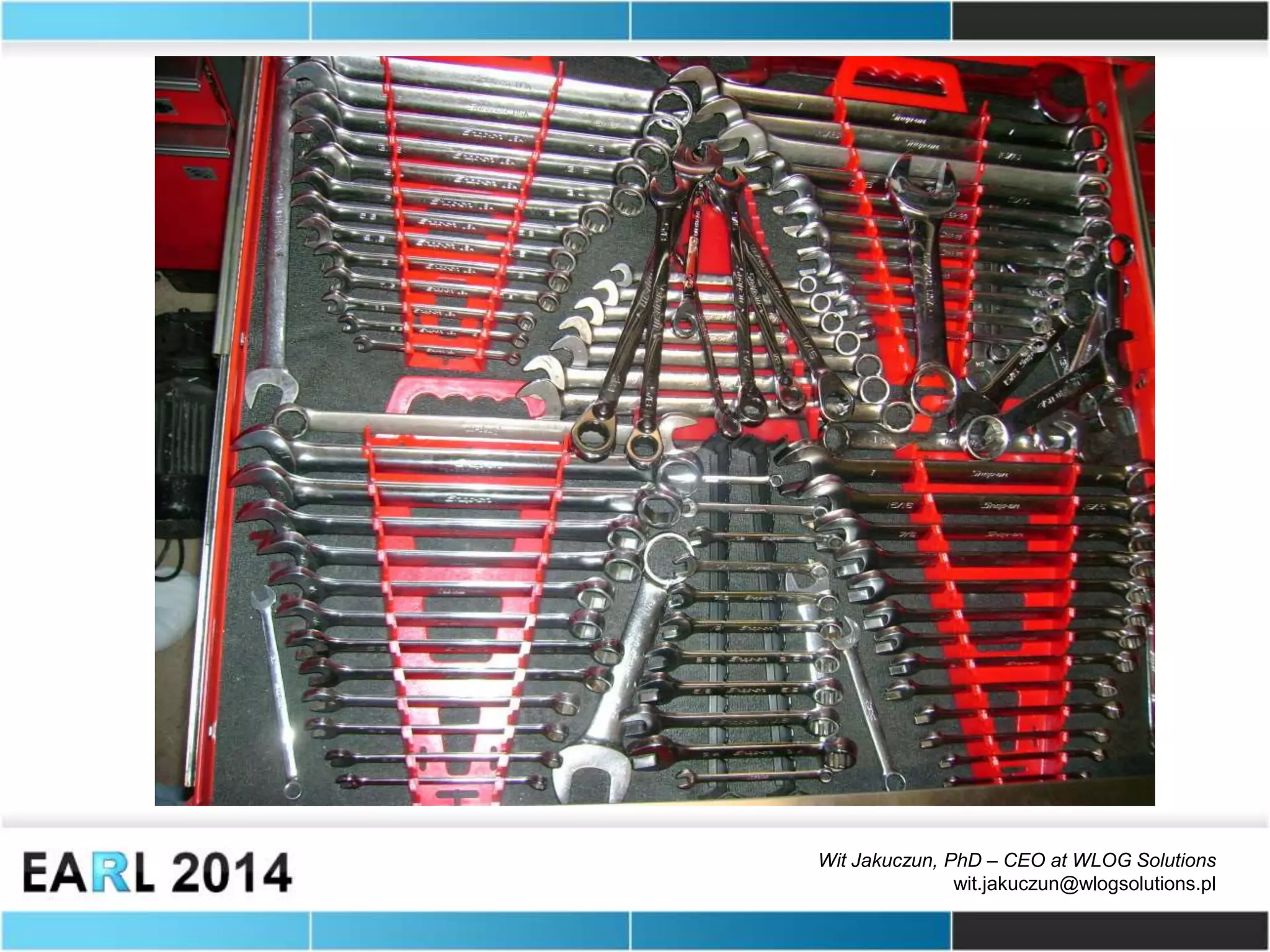 Wit Jakuczun, PhD – CEO at WLOG Solutions
wit.jakuczun@wlogsolutions.pl
 