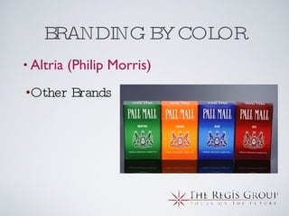 BRANDING BY COLOR Altria (Philip Morris) Other Brands 