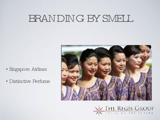 BRANDING BY SMELL Singapore Airlines Distinctive Perfume 