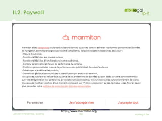II.2. Paywall
https://www.marmiton.org/
 