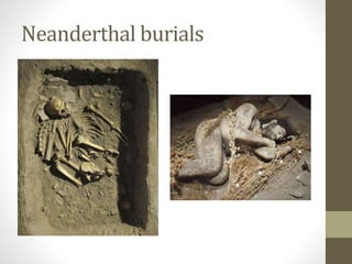 Neanderthal burials
 