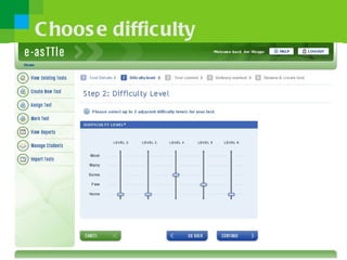 C hoos e difficulty
 