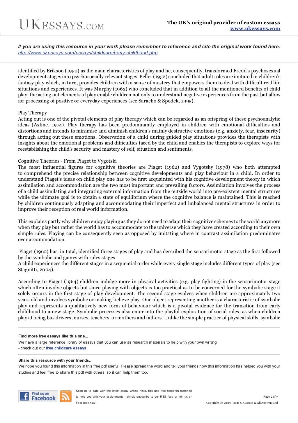 My childhood essay examples picture