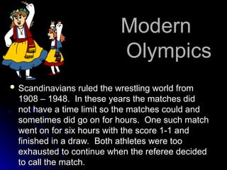 early history of wrestling sports ....... | PPT