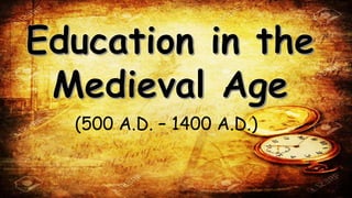 (500 A.D. – 1400 A.D.)
 