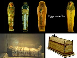 Egyptian coffins
PP Design of T. Loessin; Akins H.S.; photo British Museum
 