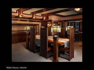 Robie House, interior
 