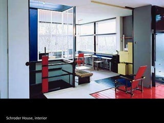 Schroder House, interior
 