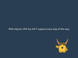 With eSpark, UCS has 24/7 support every step of the way.
 