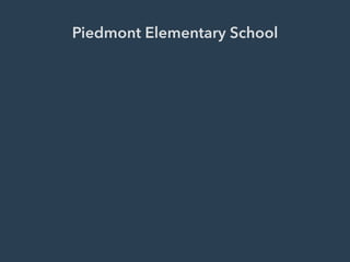 Piedmont Elementary School
City of Piedmont, in rural northeast AL
 