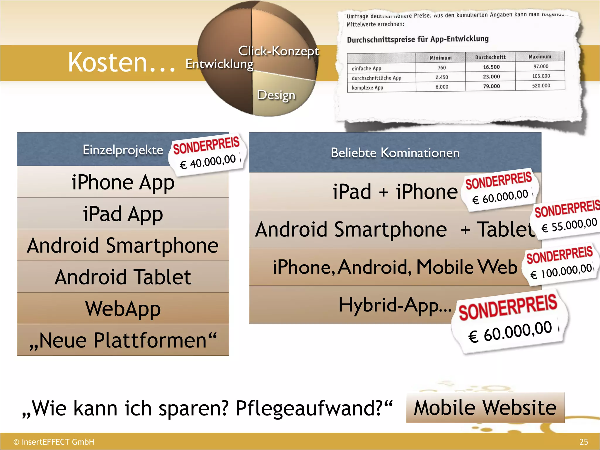 ali
                                                            7 óHs'


                                                                                 Ear
                                                            i =5:




                                                                                9' 6'




                                                                                                 a1


                                                                                                              @ =


                                                                                                                    =a
                                                                                                 +a
                                                                           -'o-
                                                            ! e=lp




                                                                                   E ;id5




                                                                                                                                     Y_o
                                                                                                                               +P-
                                                                    { áiá


                                                                                   ü =
                                                            I *ae€

                                                            -d. Á=




                                                                                                                                     =rÉ
                                                                                                                         3óc
                                                                    d. :á!í
                                                                           -'a




                                                                                                       a!:.




                                                                                                                                     _:ó5
                                                                                     :€€
                                                                                                 =:i




                                                                                                              ró
                                                                                                       a)
                                                                          áir
                                                            á ;ex;




                                                                                                       .il
                                                            .lE-o9o(rló




                                                                                éi
                                                                          l^




                                                                                                 É

                                                                                                       rtt
                                                                                   *
                                                                          o




                                                                                                 A
                                                                                                 -
                                                                                 -




                                                                                                        r
                                                                                                        :
                                                                                   E
                                           Click-Konzept
            Kosten...




                                                                                                                         -
                                                                                                                               3
                                                                                        3
                                  Entwicklung




                                                                                             3
                                                                a
                                                                =
                                                Design




                                                                                        !.
                                                                                        E
                Einzelprojekte                             Beliebte Kominationen
                                           00
                                 € 40.000,
       iPhone App                                          iPad + iPhone                                             00
                                                                                                   € 60.000,
         iPad App                                                                                                                            00
                                                Android Smartphone + Tablet                                                     € 55.000,
   Android Smartphone
     Android Tablet                               iPhone, Android, Mobile Web                                             € 100.000
                                                                                                                                            ,00


         WebApp                                             Hybrid-App...
   „Neue Plattformen“                                                                              € 60.000,00



 „Wie kann ich sparen? Pflegeaufwand?“ Mobile Website
© insertEFFECT GmbH                                                                                                                         25
 