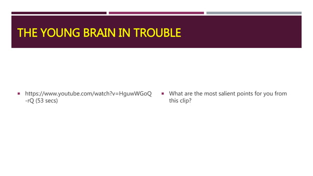Early brain development | PPTX