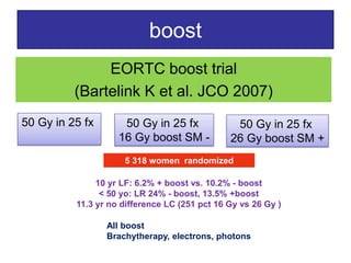 Early breast cancer treatment radiotherapy | PDF