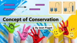 Concept of Conservation
By Jean Piaget
 
