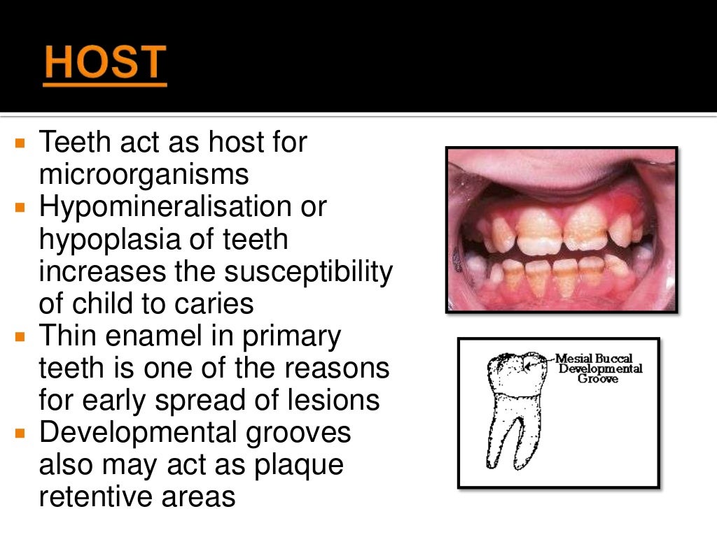 Early childhood caries