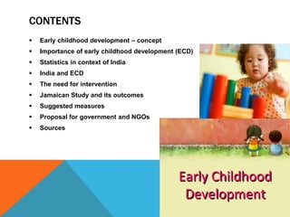 Early childhood development | PPTX