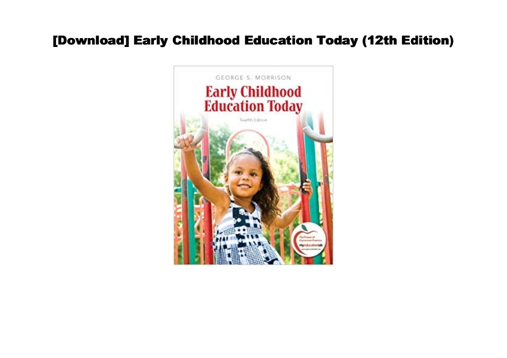 [PDF] Early Childhood Education Today (12th Edition)