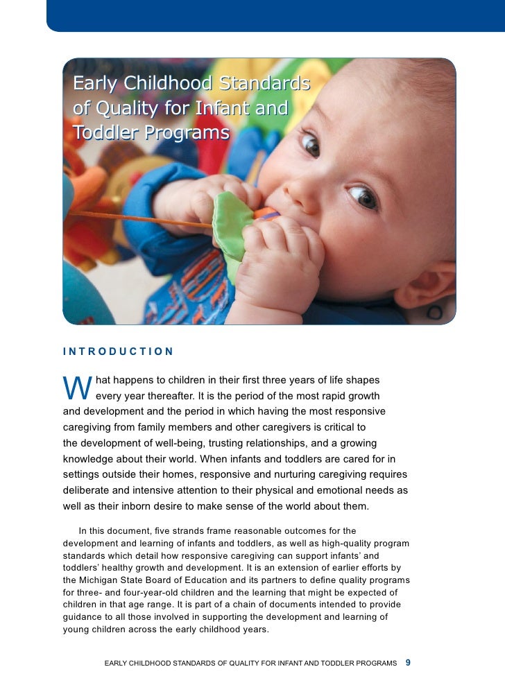 Early Childhood Quality Standards