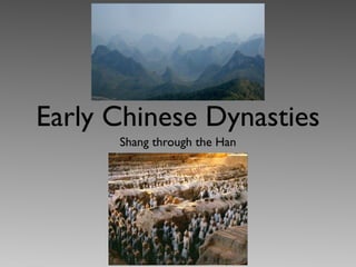 Early chinese civilizations