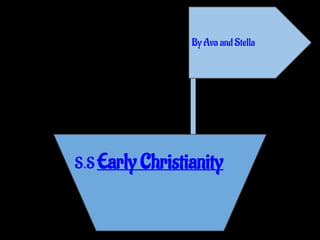 By Ava and Stella




S.S Early Christianity
 