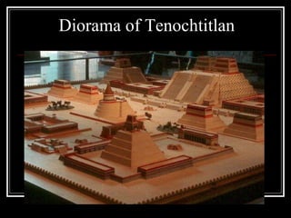 Diorama of Tenochtitlan 
