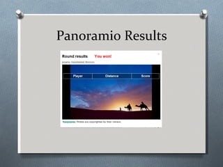 Panoramio Results
 