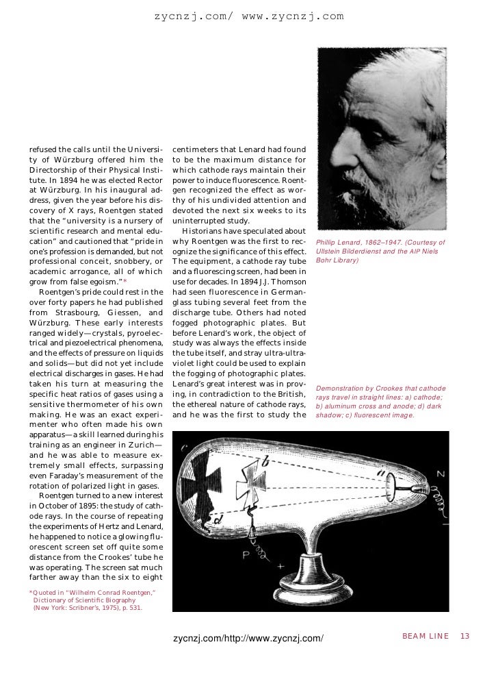 Early history of x rays