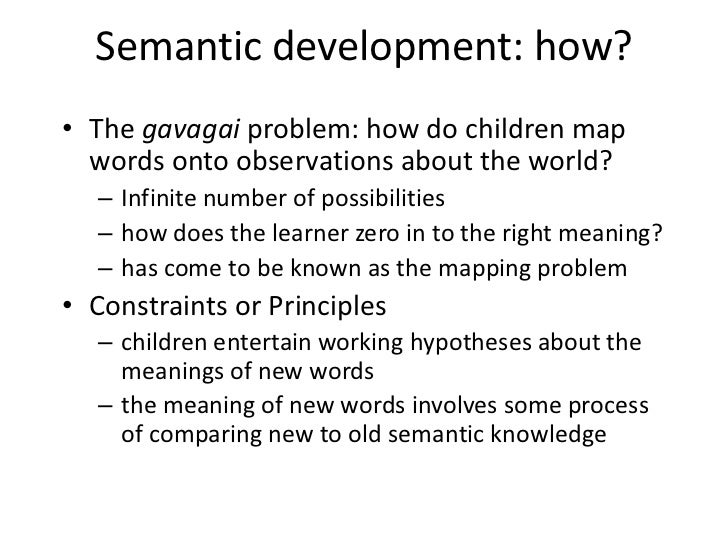 Early language development