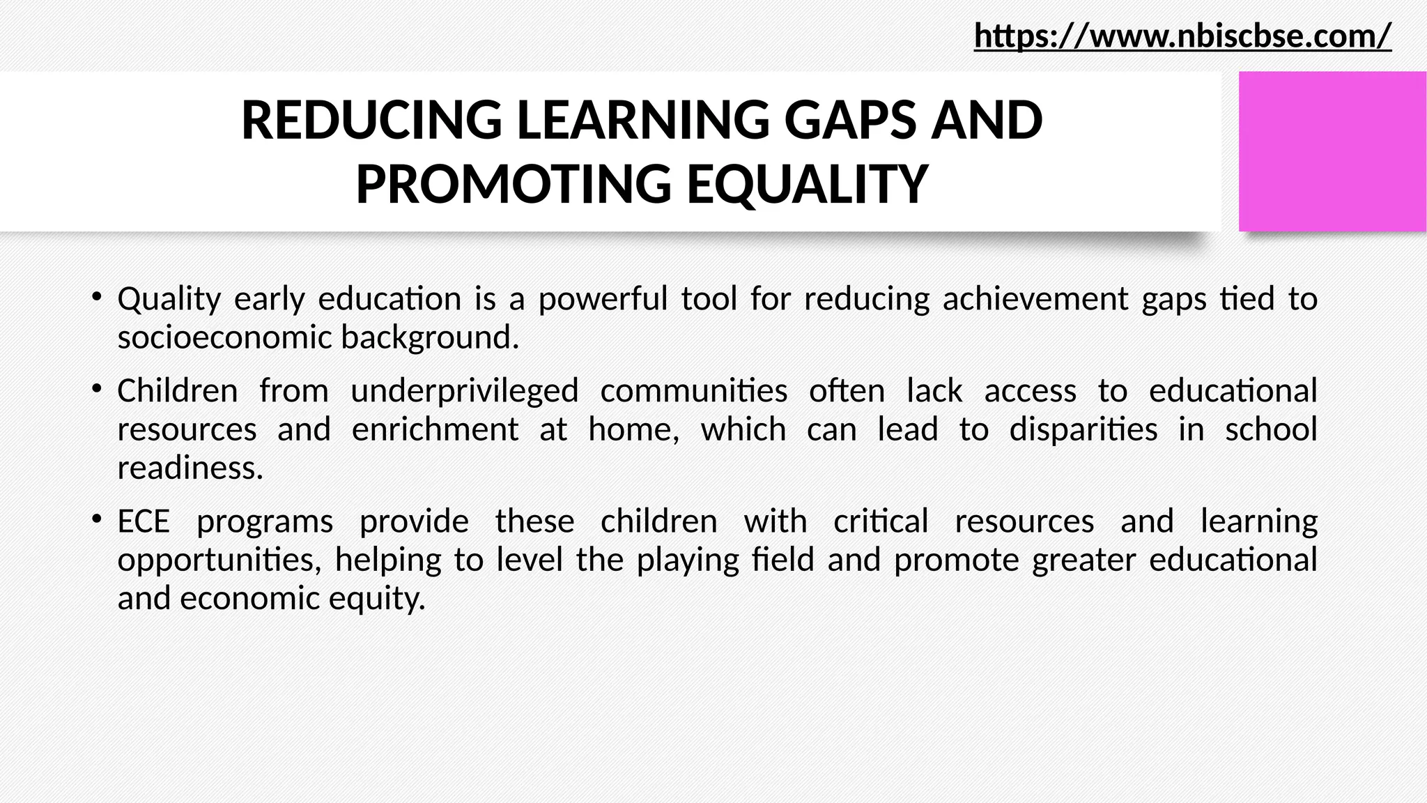 Early Learning, Lifelong Impact The Power of Early Childhood Education ...