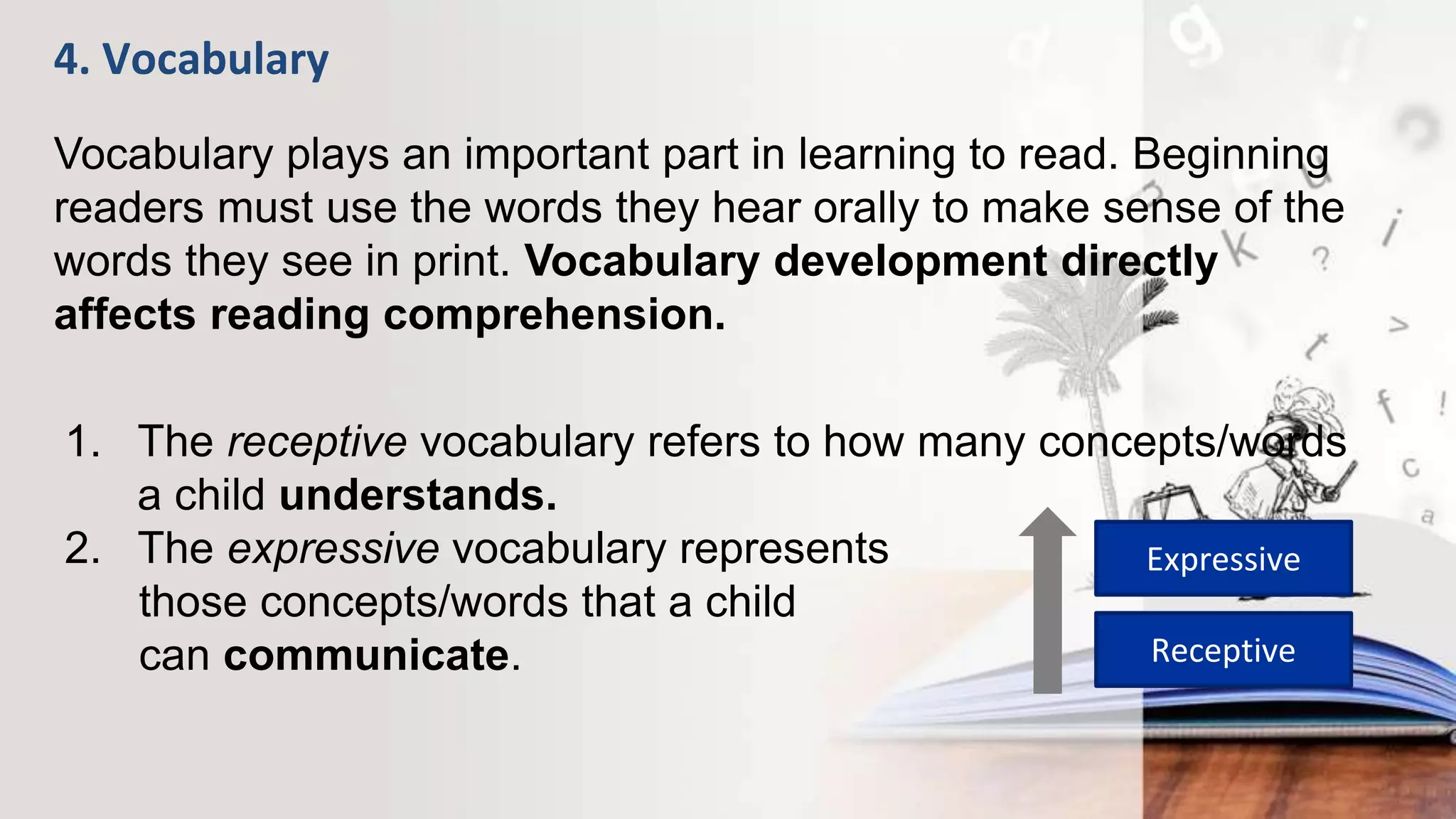 Early literacy learning to read and reading to learn ppt