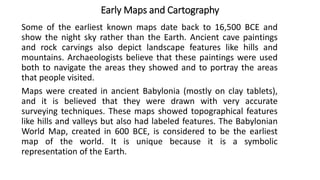 The Evolution of Cartography: From Ancient Maps to Modern GIS ...