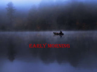 Early morning
 
