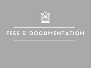 FEES & DOCUMENTATION
 