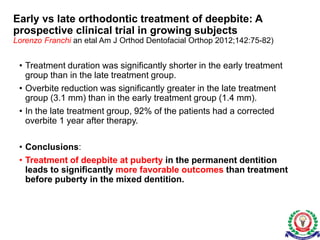 EARLY VERSUS LATE ORTHODONTIC TREATMENT.pptx