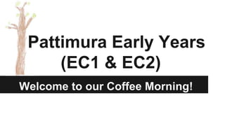 Pattimura Early Years
(EC1 & EC2)
Welcome to our Coffee Morning!
 