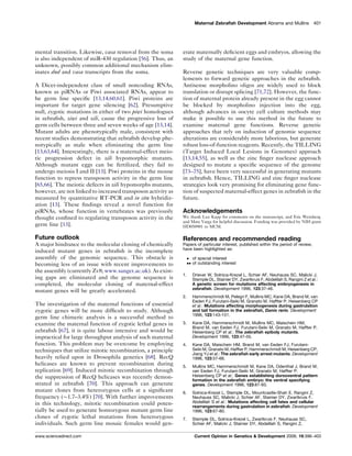 Early zebrafish development itis in | PDF