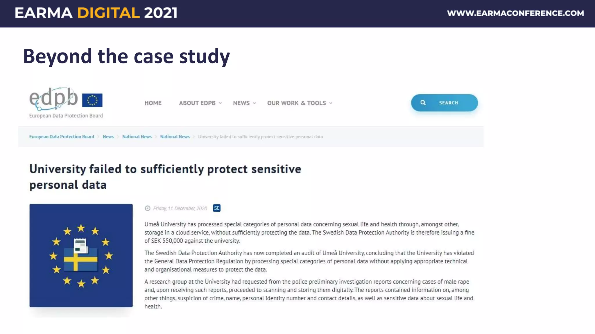 Beyond the case study
 