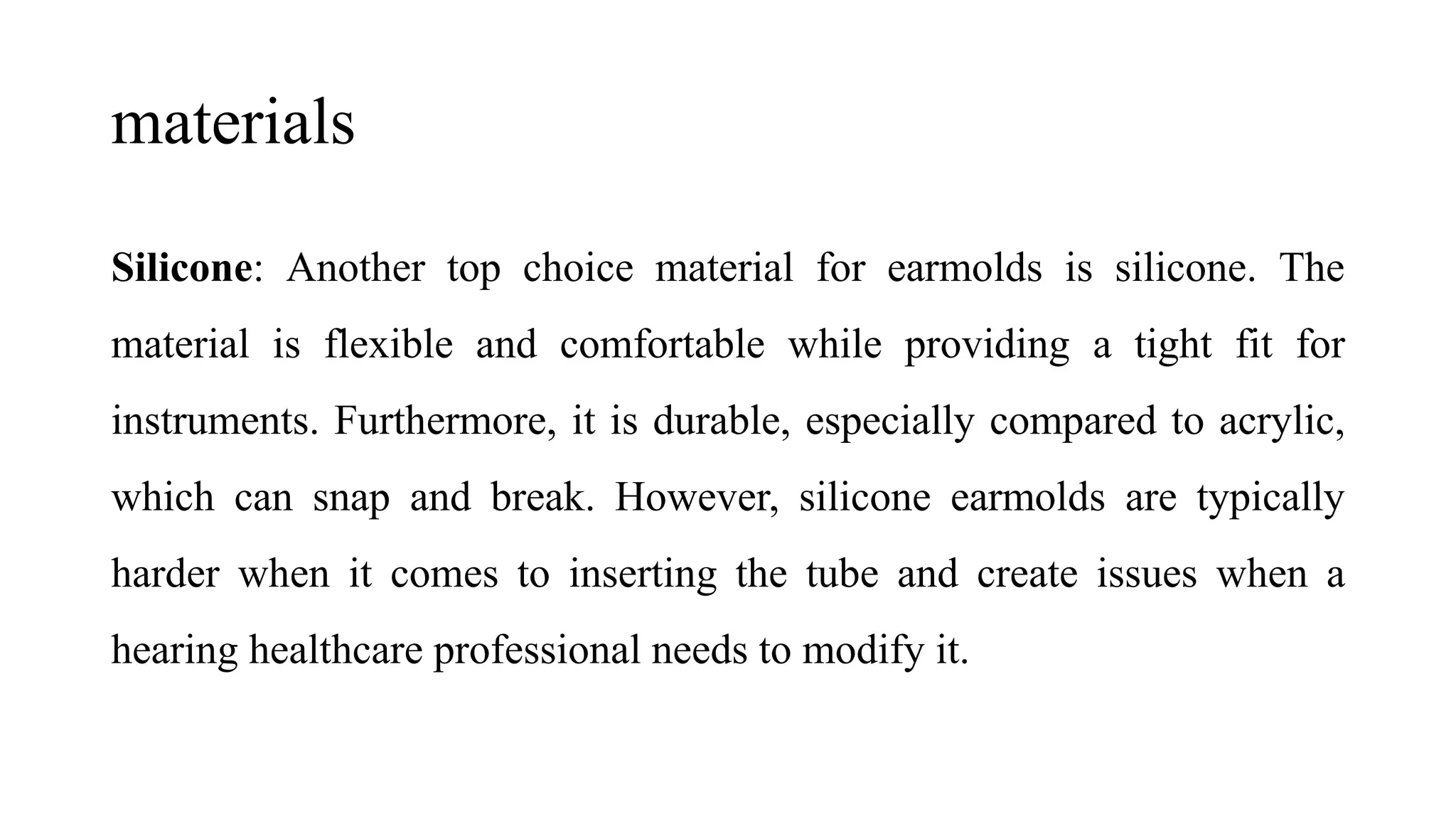 Ear molds | PPTX
