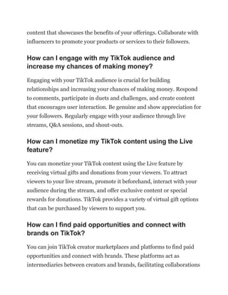 Photo inspiration: Gallery Detail: Earn Money Though Tiktok Monetization Now