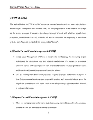 Earned Value Analysis - EVA | PDF